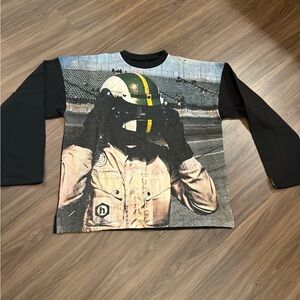 Hidden NY Multi Indy Photo Long Sleeve Tee Black XL